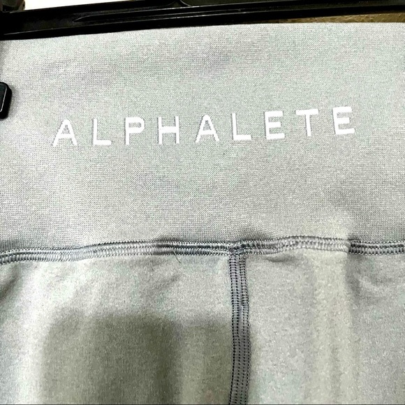 Alphalete Revival Dusty Green High waist Leggings Tights womens size XS - Picture 9 of 11